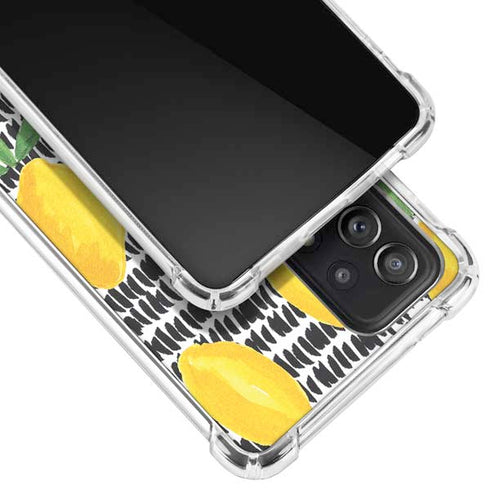Bouffants and Broken Hearts Lemons 2 Galaxy A72 5G Clear Case